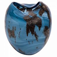 ваза стеклянная салют 1 сине-коричневая в Нижневартовске