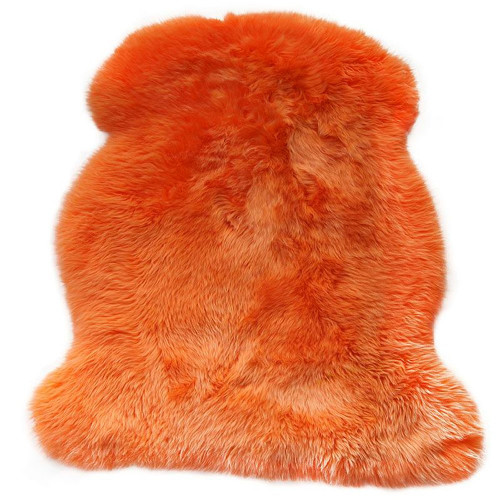 меховой коврик из овчины вулкан оранжевый 95х55 см в Нижневартовске