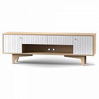 тумба тв telly дуб с рисунком на фасадах елка в Нижневартовске