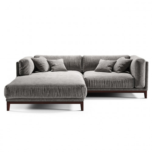 диван case угловой серый шенилл в Нижневартовске