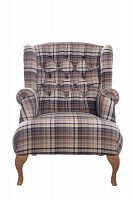 кресло flemming сине-коричневое в Нижневартовске