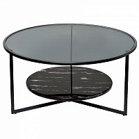 стол журнальный черный d90*40см в Нижневартовске