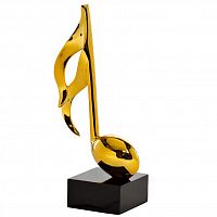 статуэтка музыкальная нота золотая 17х10х33 в Нижневартовске