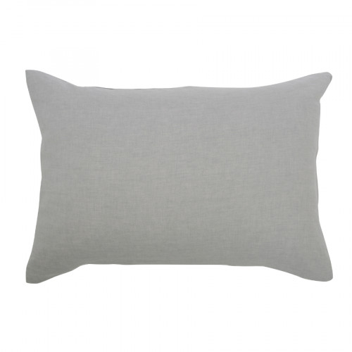 наволочка изо льна серого цвета essential 70х50 в Нижневартовске