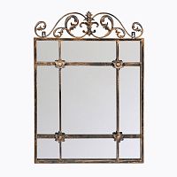 зеркало-окно настенное с резным верхом королевская бронза равель в Нижневартовске