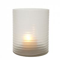 подсвечник белый стеклянный vanity fair от eichholtz, 39 см в Нижневартовске