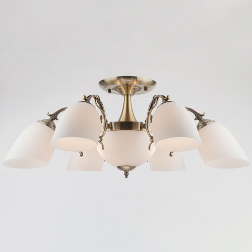 потолочная люстра eurosvet 22010/6+2 античная бронза в Нижневартовске