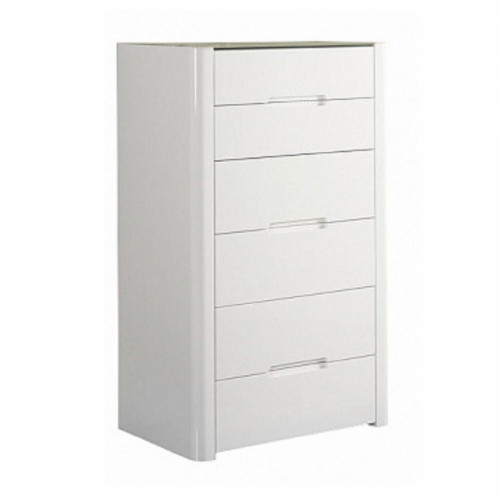 комод вертикальный bumblebee 3 белый в Нижневартовске