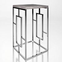 кофейный столик квадратный с мраморной столешницей гиллеспи черный в Нижневартовске