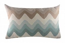 подушка с цветными волнами bolsena azure в Нижневартовске