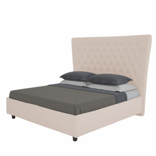 кровать большая 200х200 quick sand светло-бежевая в Нижневартовске