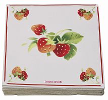 салфетки бумажные клубника comptoir de famille в Нижневартовске