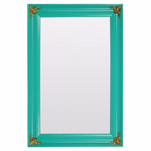 зеркало прямоугольное бирюзовое с золотым декором dreams в Нижневартовске