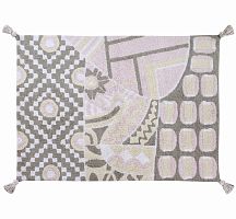 ковер indian bag серый-розовый в Нижневартовске