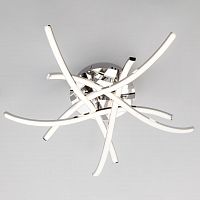 потолочный светодиодный светильник eurosvet graphic 90108/5 хром в Нижневартовске