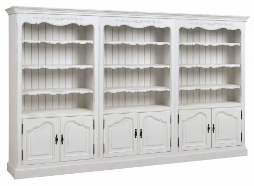 библиотека марсель с узором молочно-белый с открытыми и закрытыми секциями в Нижневартовске