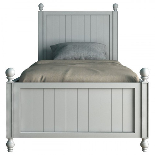 кровать деревянная односпальная 90х190 белая palermo в Нижневартовске