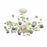 потолочная люстра vitaluce v1439/5pl зеленая в Нижневартовске