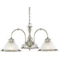 подвесная люстра arte lamp american diner a9366lm-3ss белая в Нижневартовске