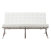 диван barcelona двухместный прямой белый в Нижневартовске