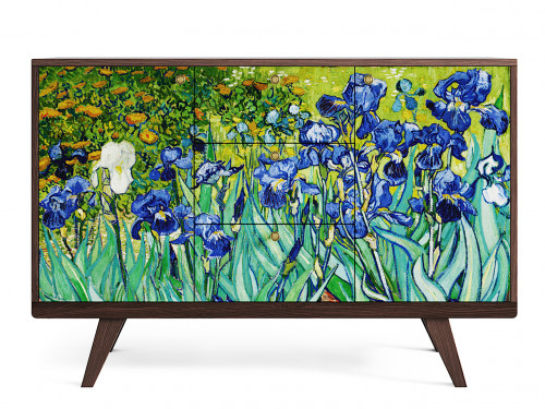 комод thimon темный дуб / принт 004 в Нижневартовске