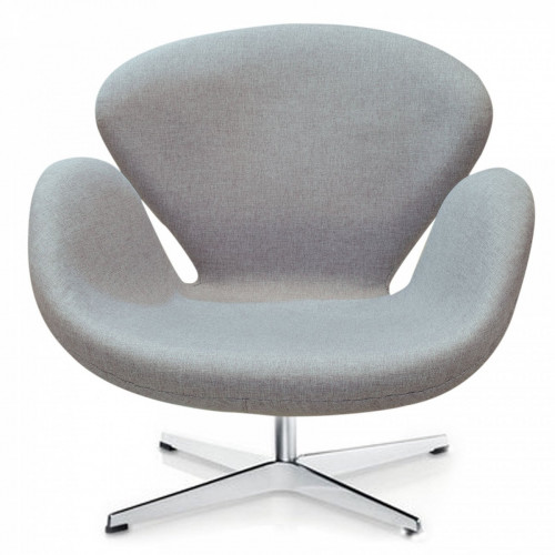 кресло swan chair темно-серое в Нижневартовске