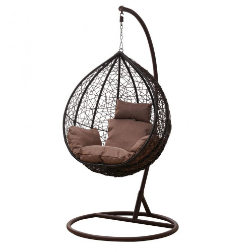 кресло подвесное moti коричневое в Нижневартовске