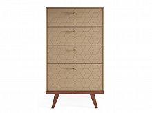 высокий комод thimon v2 бежевый гравировка 3 в Нижневартовске