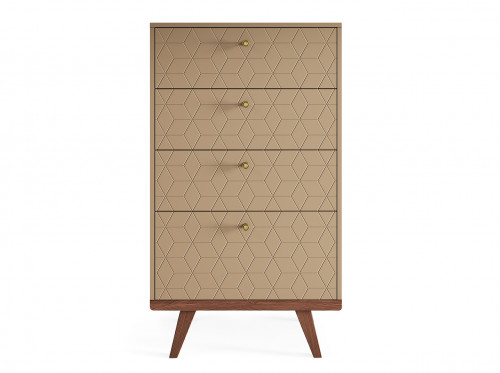 высокий комод thimon v2 бежевый гравировка 3 в Нижневартовске