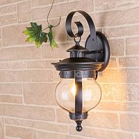 уличный настенный светильник elektrostandard barrel d черное золото gl 1025d 4690389122040 в Нижневартовске