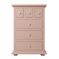 комод adelina 6 ящиков в розовом цвете в Нижневартовске
