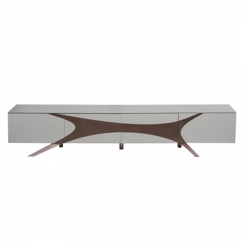 тумба impression под телевизор серая в Нижневартовске