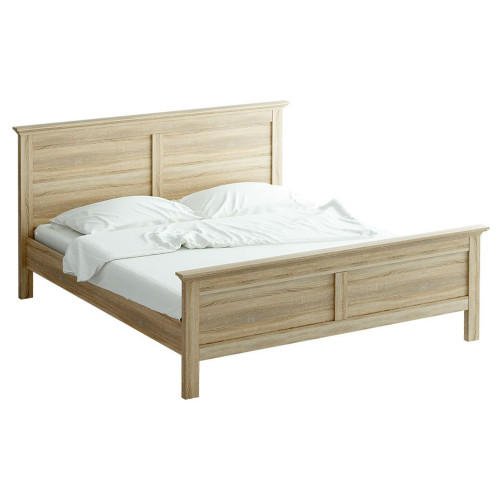 кровать деревянная двуспальная 180х200 светло-бежевая reina в Нижневартовске