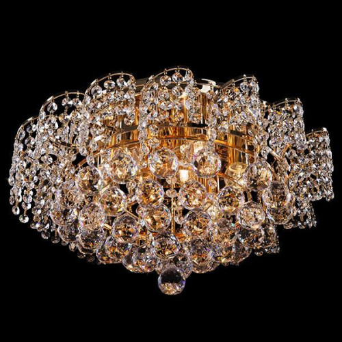 потолочная люстра eurosvet 16017/9 золото strotskis в Нижневартовске