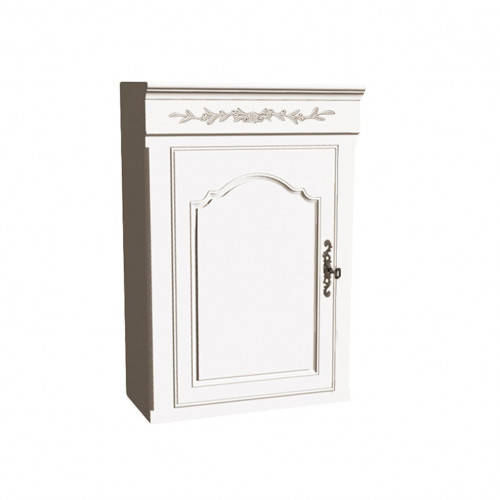 шкаф навесной однодверный кухонный марсель молочно-белый в Нижневартовске