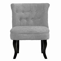 кресло dawson велюр серое в Нижневартовске