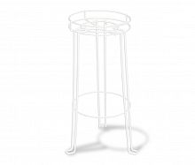 подставка для цветов rapsodiya белая в Нижневартовске