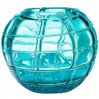 ваза стеклянная ice (синяя) 17*19 в Нижневартовске