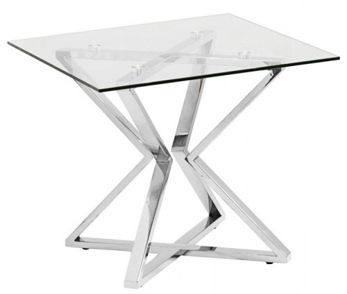 стол журнальный cube silver хром в Нижневартовске