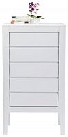 kare design комод высокий brooklyn, коллекция "бруклин" 65*115*40, мдф, белый в Нижневартовске