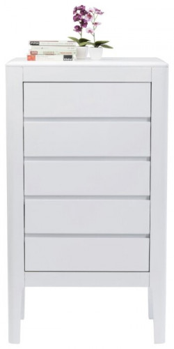 kare design комод высокий brooklyn, коллекция "бруклин" 65*115*40, мдф, белый в Нижневартовске