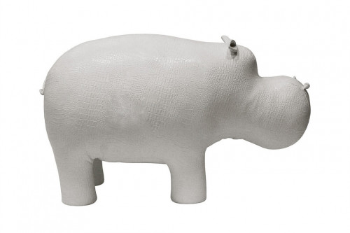 банкетка пуф бегемот деревянный каркас белый в Нижневартовске