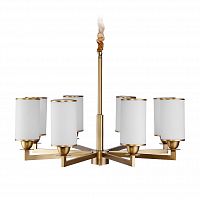 люстра brch9040-8 от delight collection белая/золото в Нижневартовске