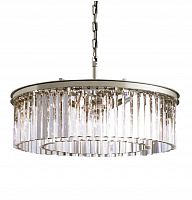 люстра prism silver 80 серебро, прозрачное стекло в Нижневартовске