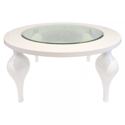 стол обеденный palermo круглый d150 белый в Нижневартовске