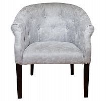 кресло искусственная замша (алькантара) серое в Нижневартовске