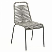 glenville стул металлический черный серый cc0901j03 от la forma (ex julia grup) в Нижневартовске