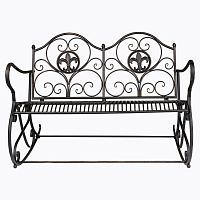 металлическая скамья «англетер» чёрная в Нижневартовске