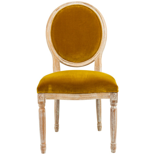 стул «луи / медовая горчица» (бархат, миндаль) в Нижневартовске