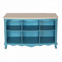 консоль-стеллаж robinson голубой, бежевый в Нижневартовске